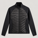 J Lindeberg Heyden Quilt Hybrid Jacket in Black, product front