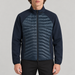 J Lindeberg Heyden Quilt Hybrid Jacket in Navy, model front