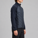 J Lindeberg Heyden Quilt Hybrid Jacket in Navy, model side