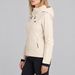J Lindeberg Lilia Ski Jacket in Moonbeam, model side