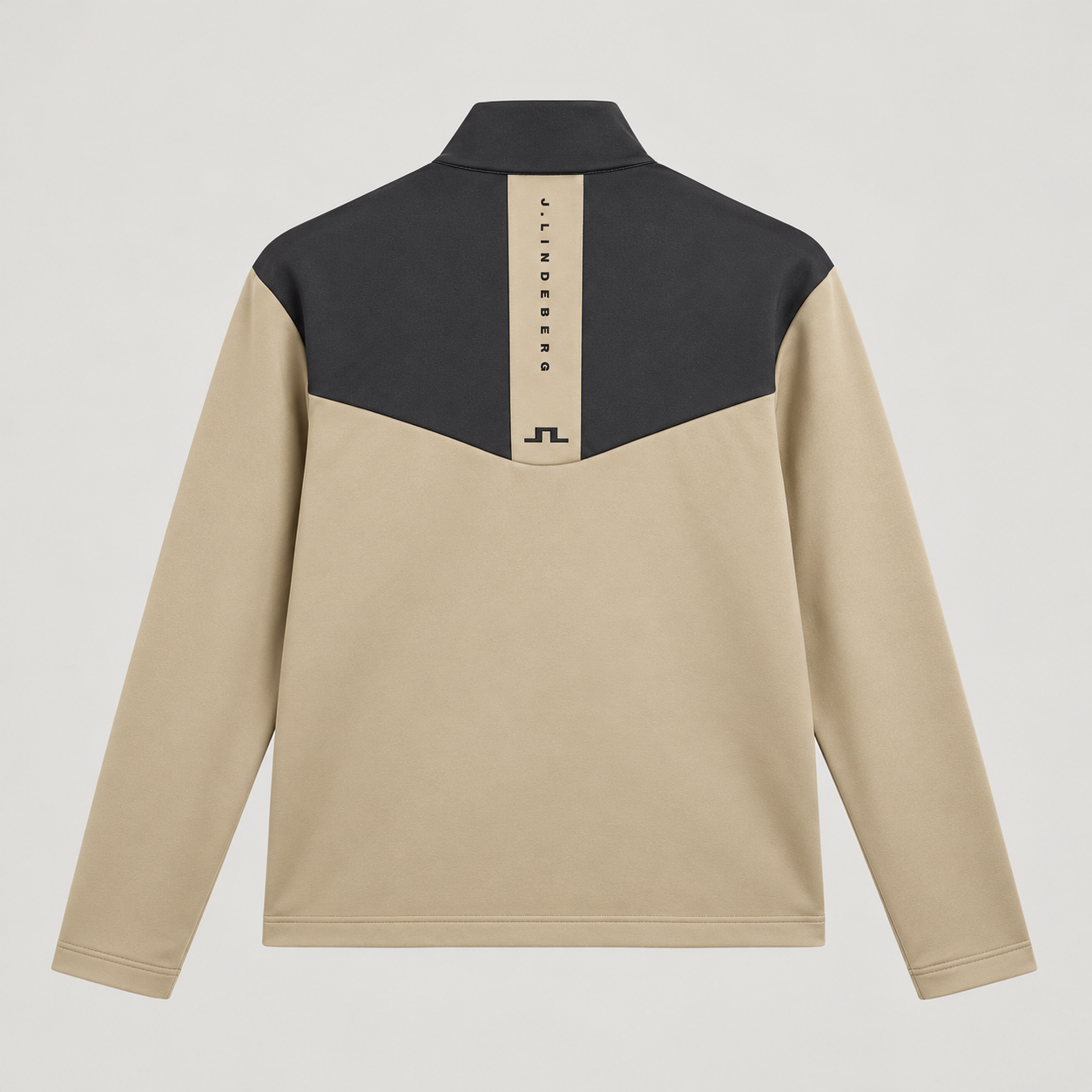 J Lindeberg Maclean Half Zip in Brindle, product back