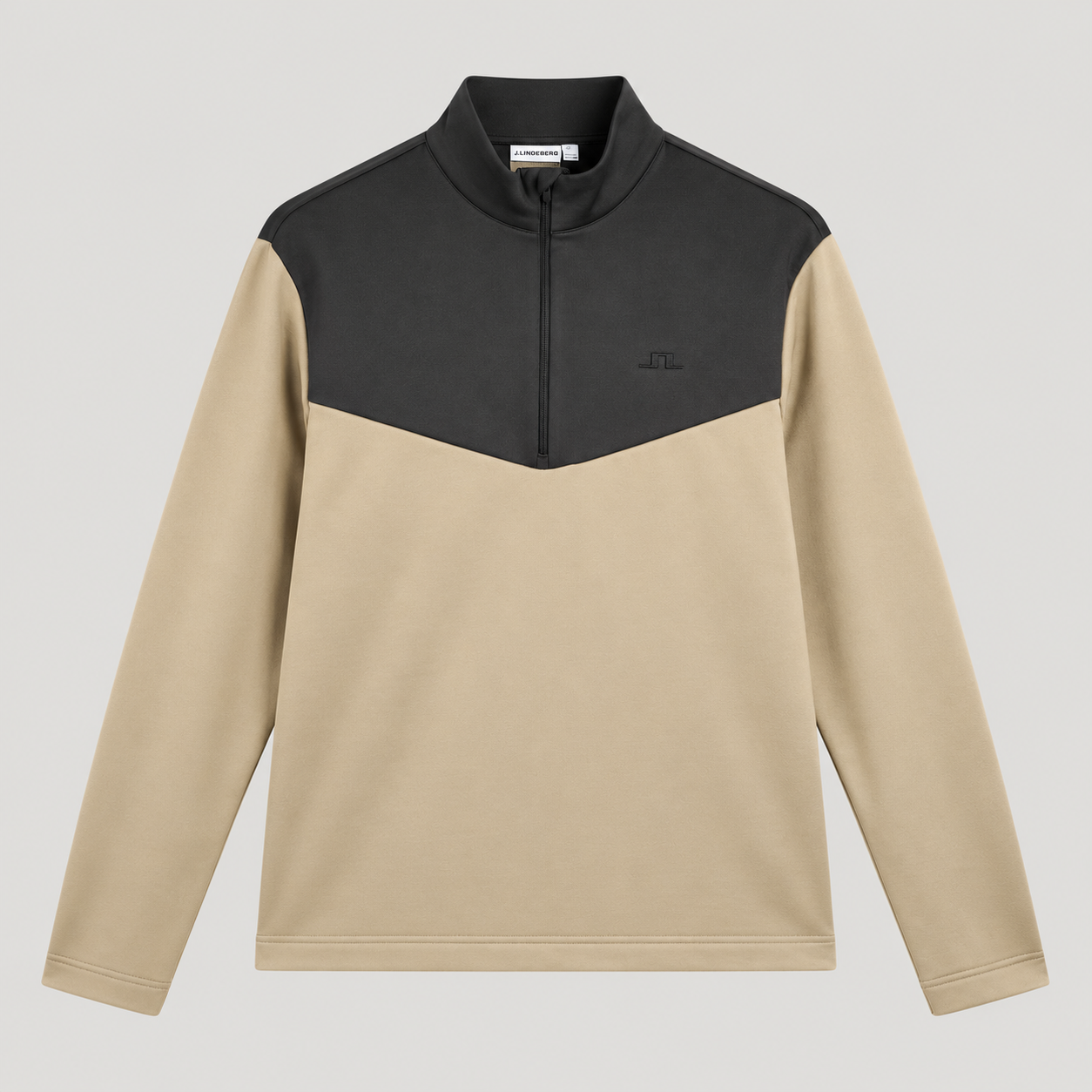 J Lindeberg Maclean Half Zip in Brindle, product front