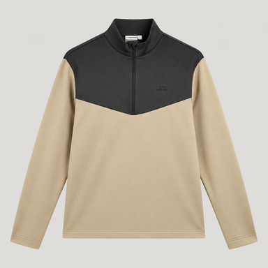 J Lindeberg Maclean Half Zip in Brindle, product front