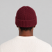 J Lindeberg Merino Beanie in Winetasting, male back