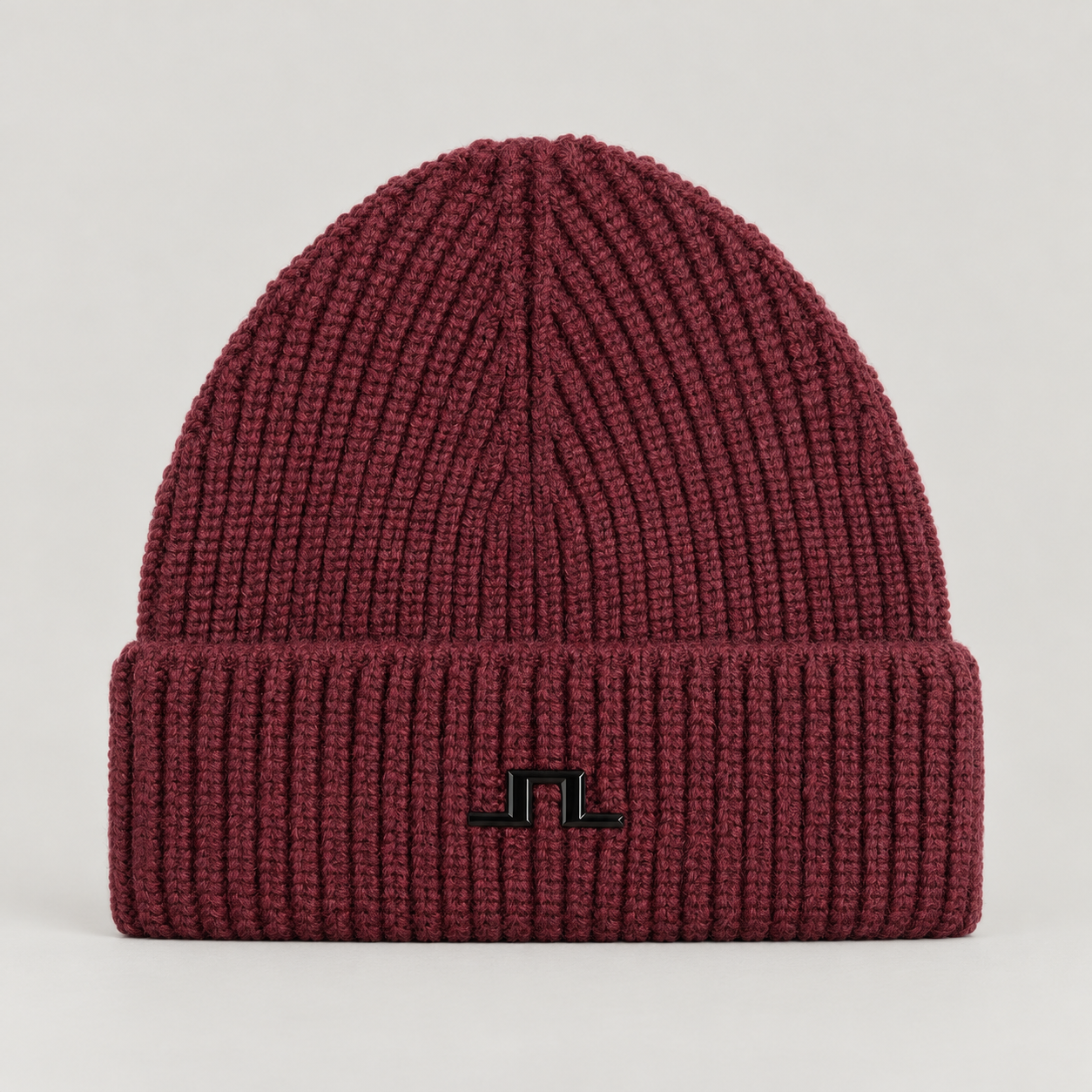 J Lindeberg Merino Beanie in Winetasting, product front