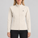 J Lindeberg Mireya Full Zip Mid Layer in Moonbeam, model front