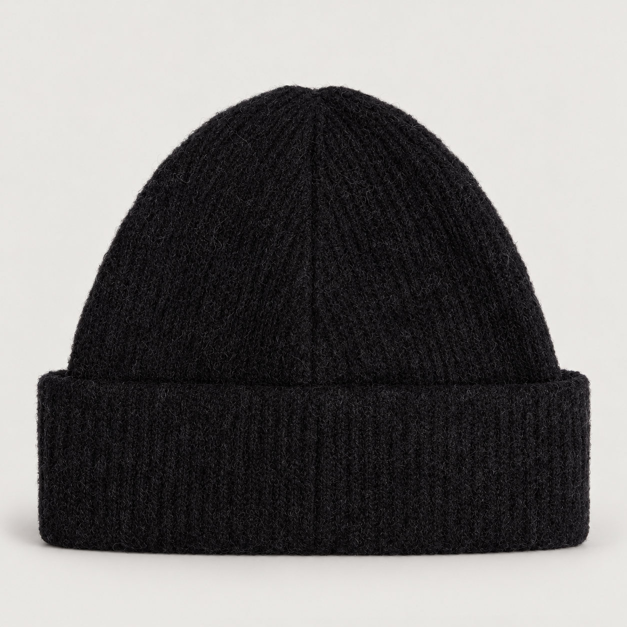 J Lindeberg Monta Beanie in Black, product, back view