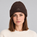 J Lindeberg Monta Beanie in Seal Brown, female front