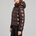 J Lindeberg Nerina Ski Jacket in Seal Brown, model side