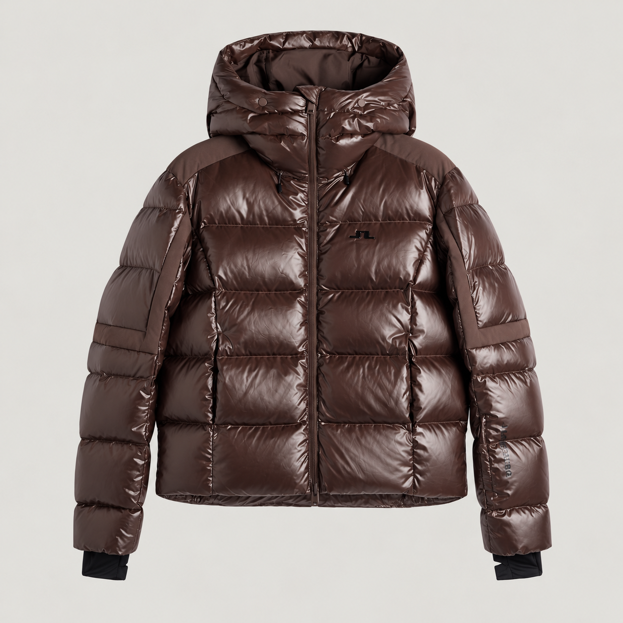 J Lindeberg Nerina Ski Jacket in Seal Brown, product front
