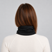J Lindeberg Rise Neck Gaiter in Black, female back