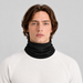 J Lindeberg Rise Neck Gaiter in Black, male front