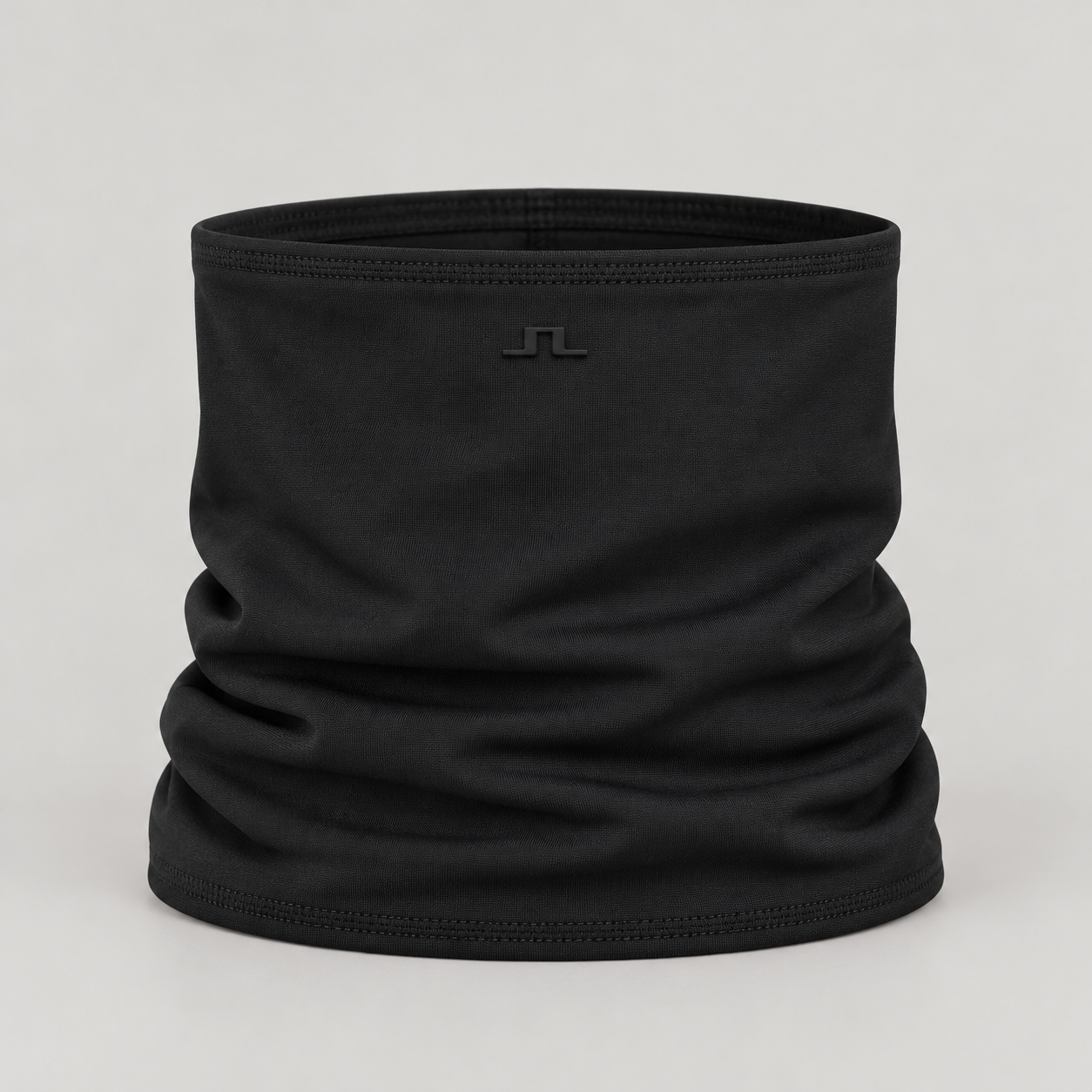 J Lindeberg Rise Neck Gaiter in Black, product front