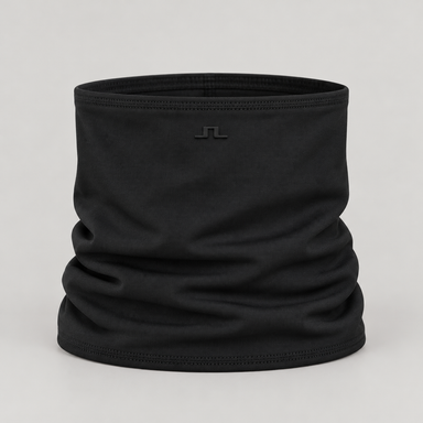 J Lindeberg Rise Neck Gaiter in Black, product front