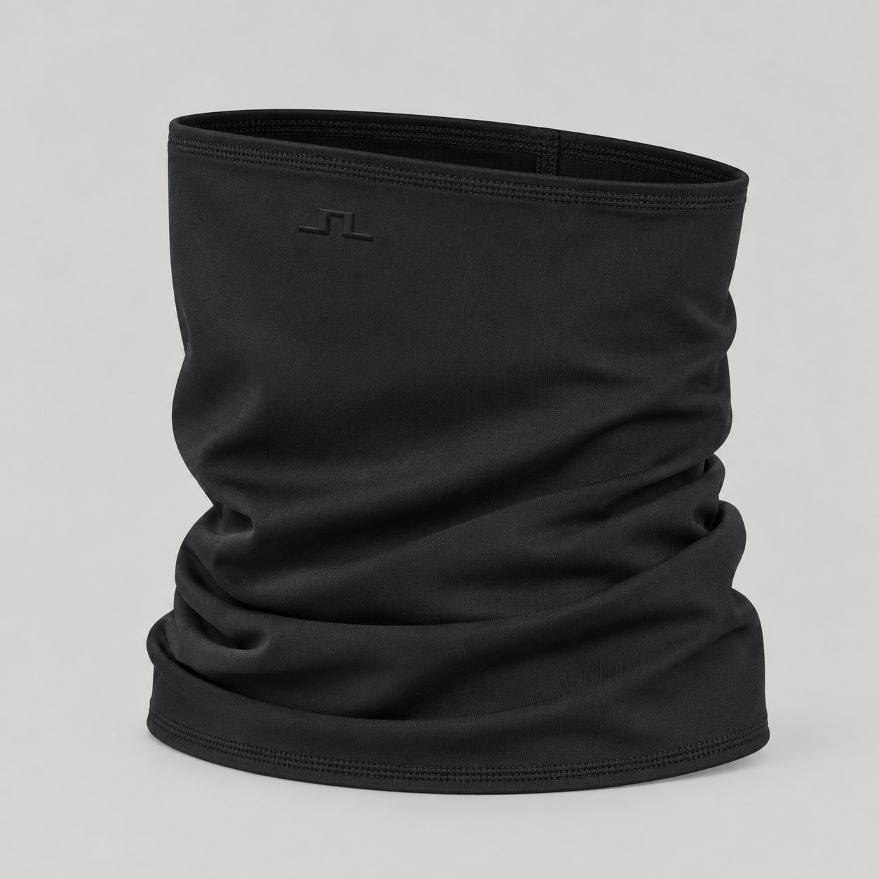 J Lindeberg Rise Neck Gaiter in Black, product side