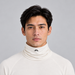 J Lindeberg Rise Neck Gaiter in Moonbeam, male front