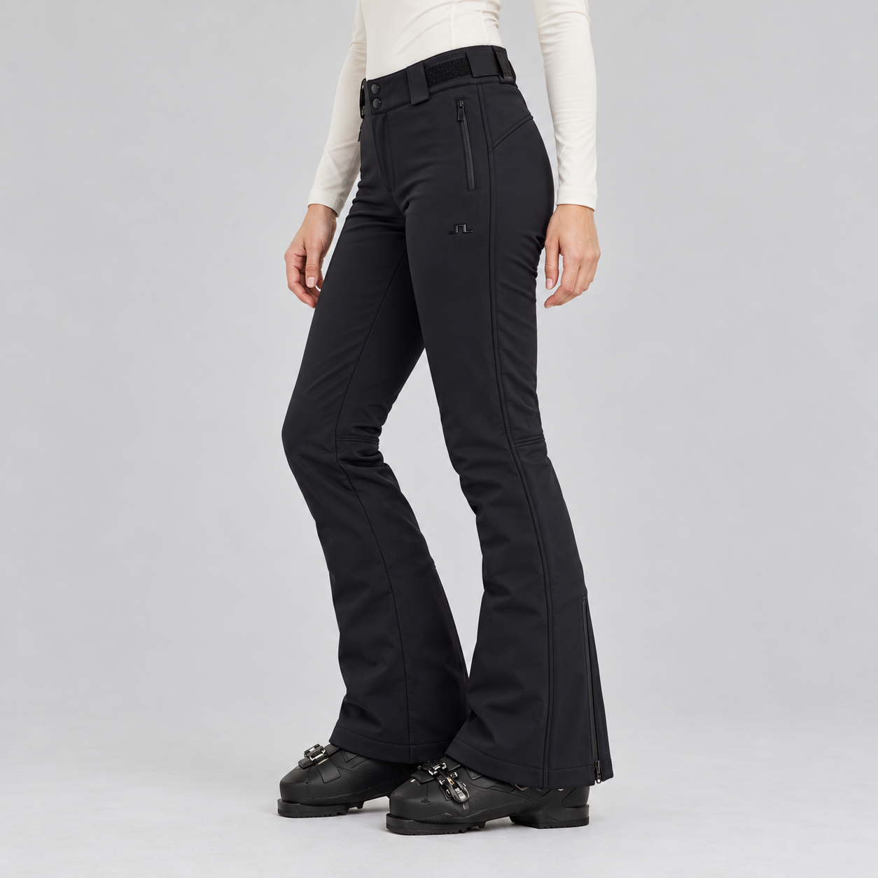 J Lindeberg Stanford Ski Pants in Black, model side