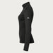 Jetset women's Ginger Half Zip Baselayer in Black — side