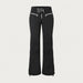 Jetset women's Starred Ski Pants in Black — front