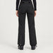 Jetset women's Starred Ski Pants in Black — model back