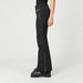 Jetset women's Starred Ski Pants in Black — model side