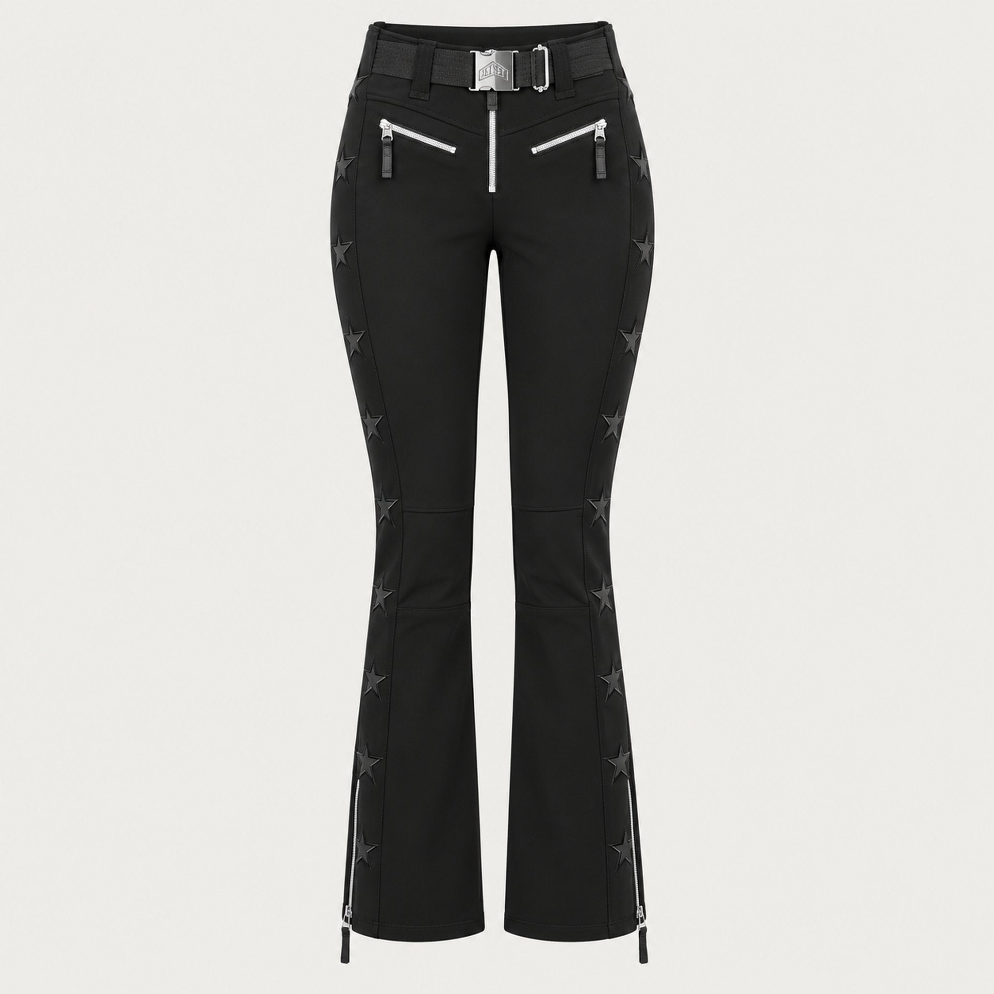 Jetset women's Tiby Ski Pants in Black — front