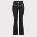 Jetset women's Tiby Ski Pants in Black — front