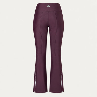 Jetset women's Tiby Ski Pants in Bordeaux Wine — back