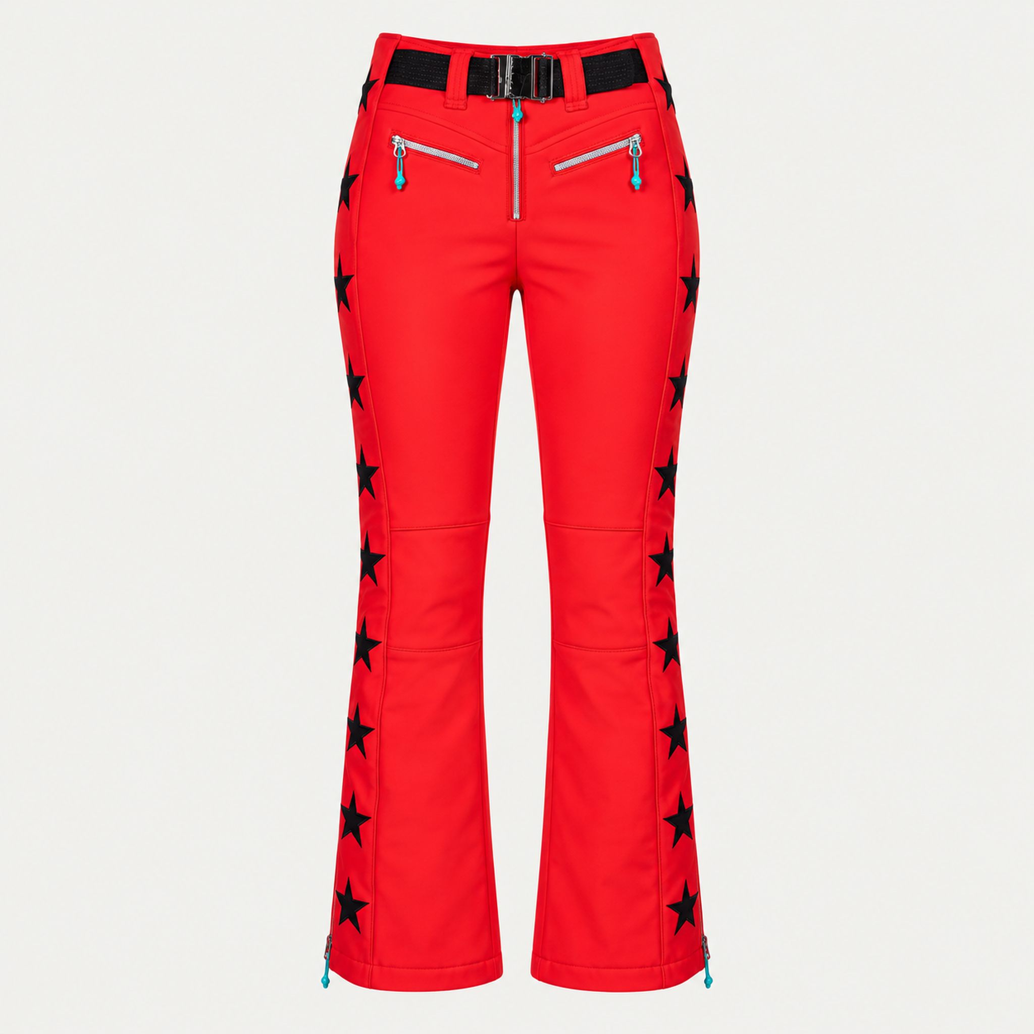 Jetset women's Tiby Ski Pants in Red Grenadine — front