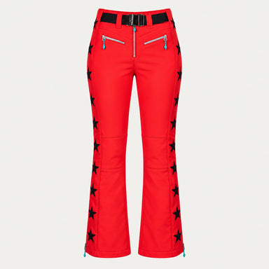 Jetset women's Tiby Ski Pants in Red Grenadine — front