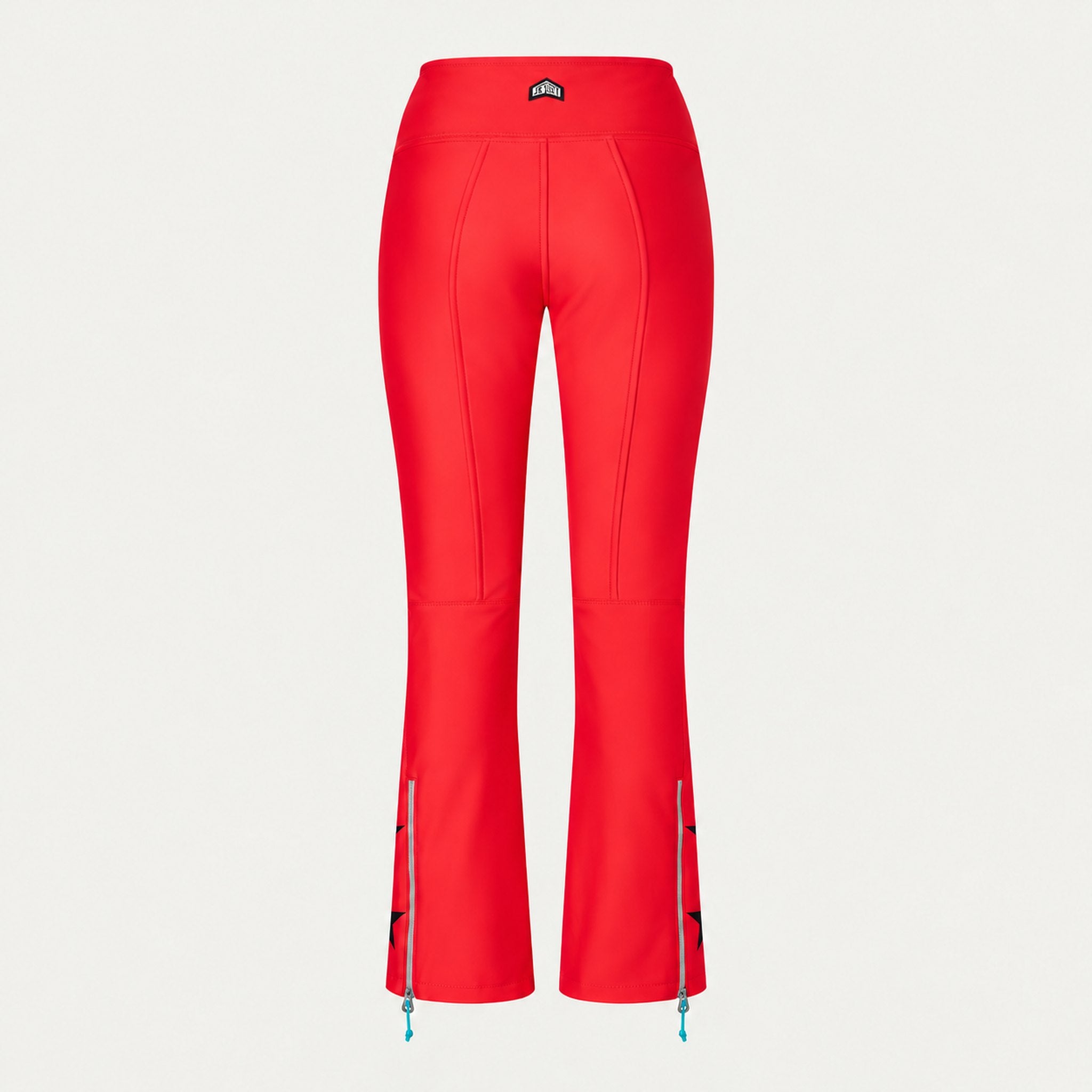 Jetset women's Tiby Ski Pants in Red Grenadine — back