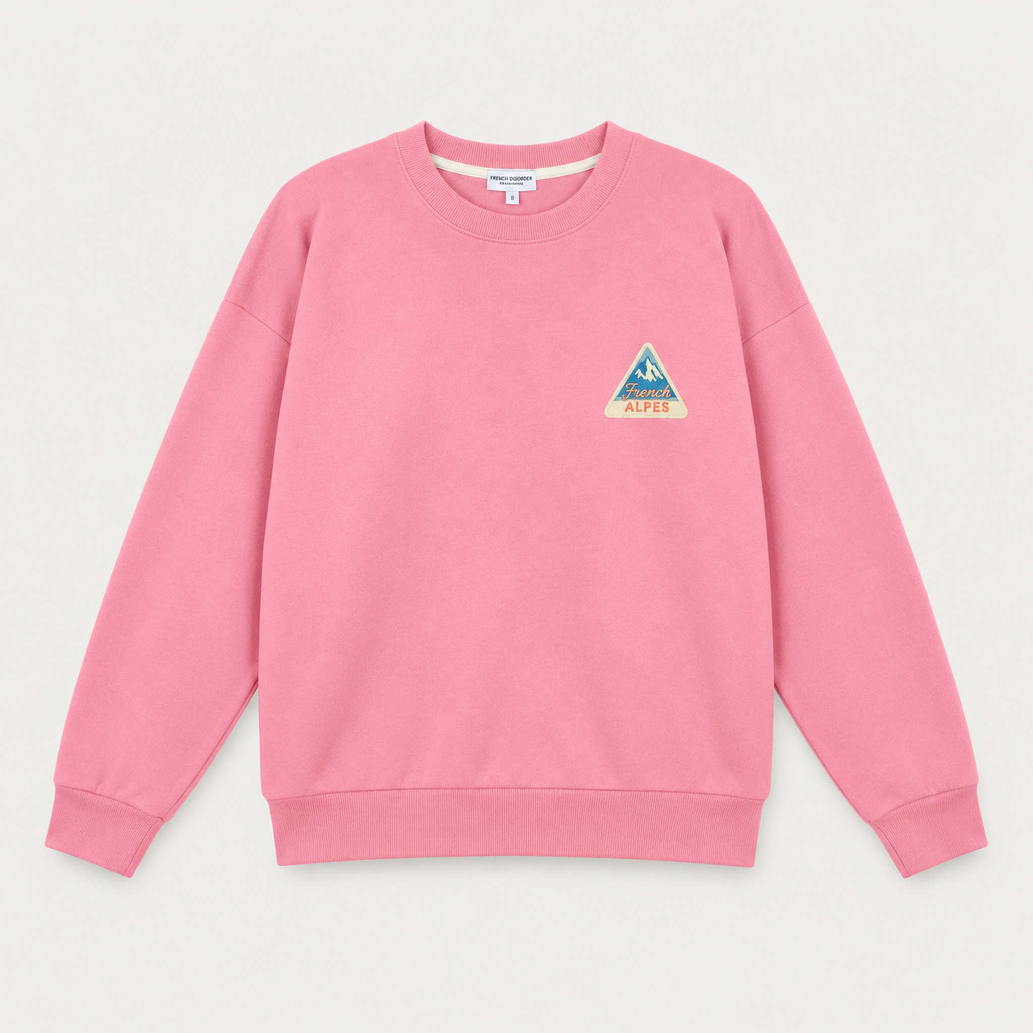 French Disorder kids French Alpes Sweater in Bubblegum - product front | London Ski Co