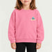 French Disorder kids French Alpes Sweater in Bubblegum - model front | London Ski Co