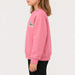 French Disorder kids French Alpes Sweater in Bubblegum - model side | London Ski Co