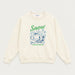 French Disorder kids Winter Squad Sweater in Coconut - product front | London Ski Co