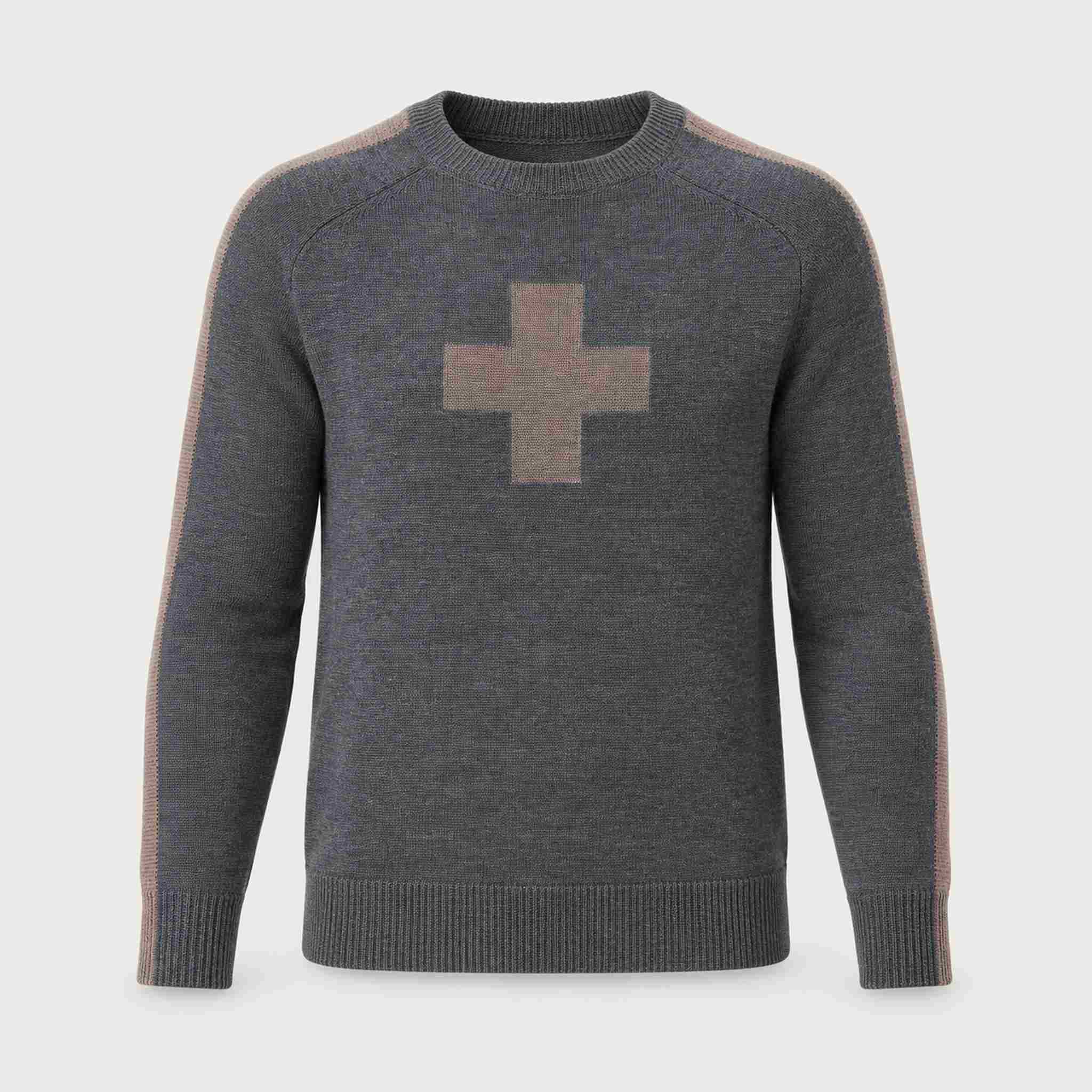 Geneva Sweater in Charcoal in Charcoal — 01 front