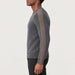Geneva Sweater in Charcoal in Charcoal — 05 model side