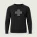 Geneva Sweater in Black in Heather Black — 01 front