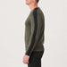 Geneva Sweater in Heather Forest in Heather Forest — 05 model side