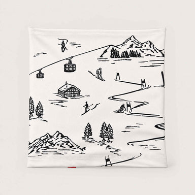 Drifter Neck Gaiter in White — 01 front