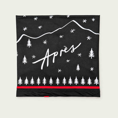 Winter Apres Neck Gaiter in Black in Black — 01 front