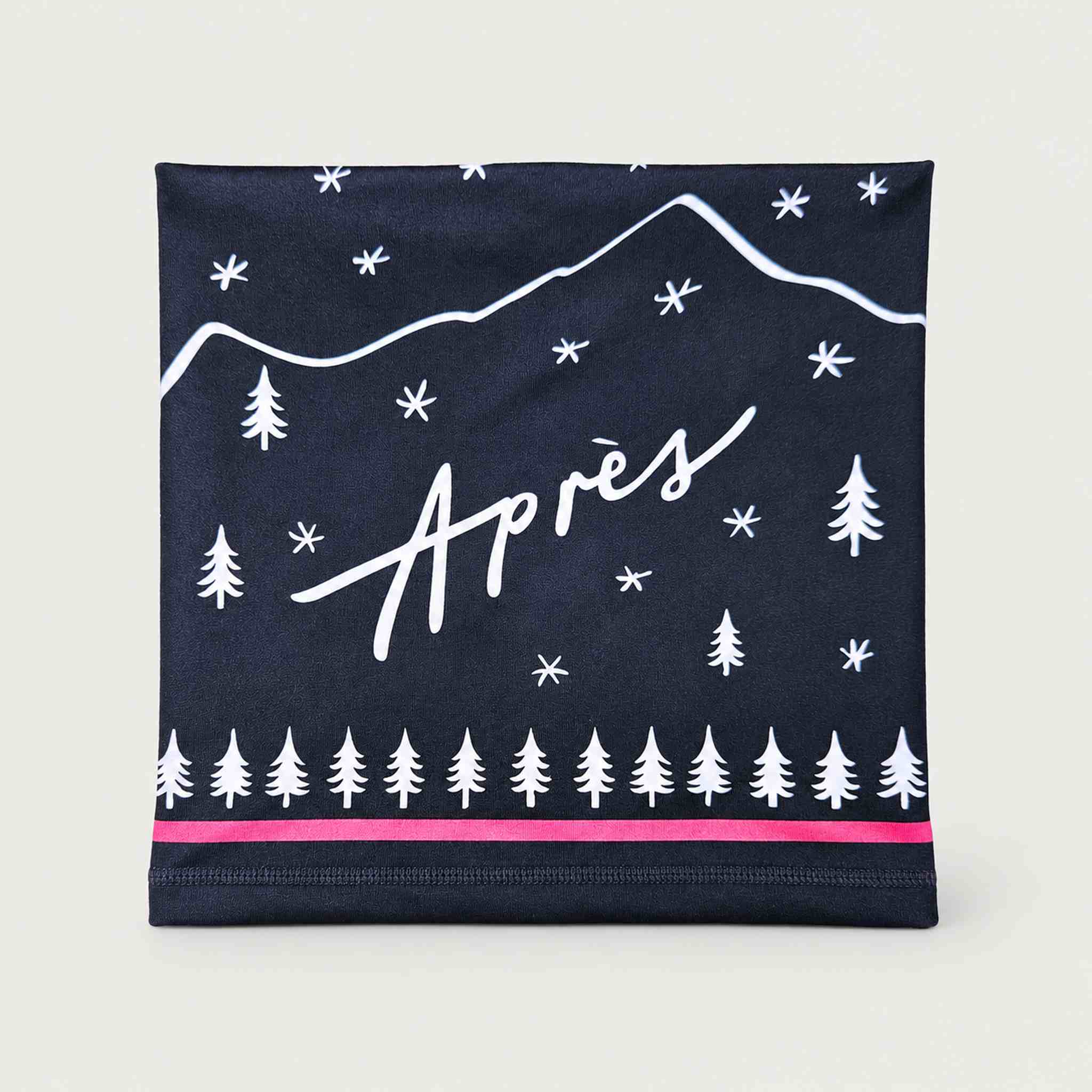 Winter Apres Neck Gaiter in Navy in Navy — 01 front