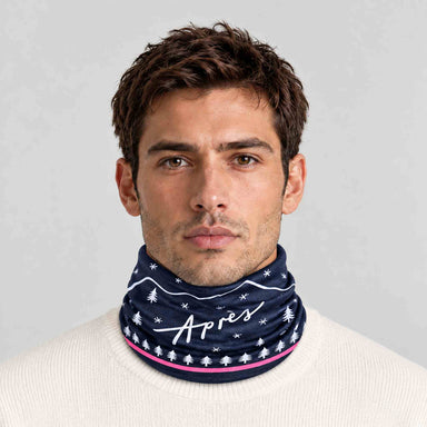 Winter Apres Neck Gaiter in Navy in Navy — 03 mens front