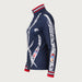 Ariel Ski Quarter Zip in Navy Red — 06 side
