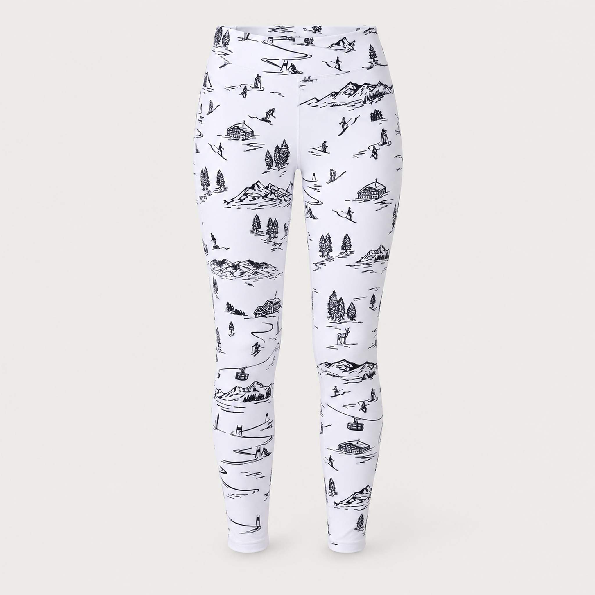 Drifter Leggings in White — 01 front
