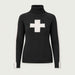Krimson Klover Geneva Sweater in Black in Heather Black, front