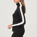 Krimson Klover Geneva Sweater in Black in Heather Black, model side