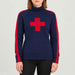 Krimson Klover Geneva Sweater in Navy in Navy, model front