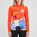 Golden Hour Quarter Zip in Orange — 03 model front