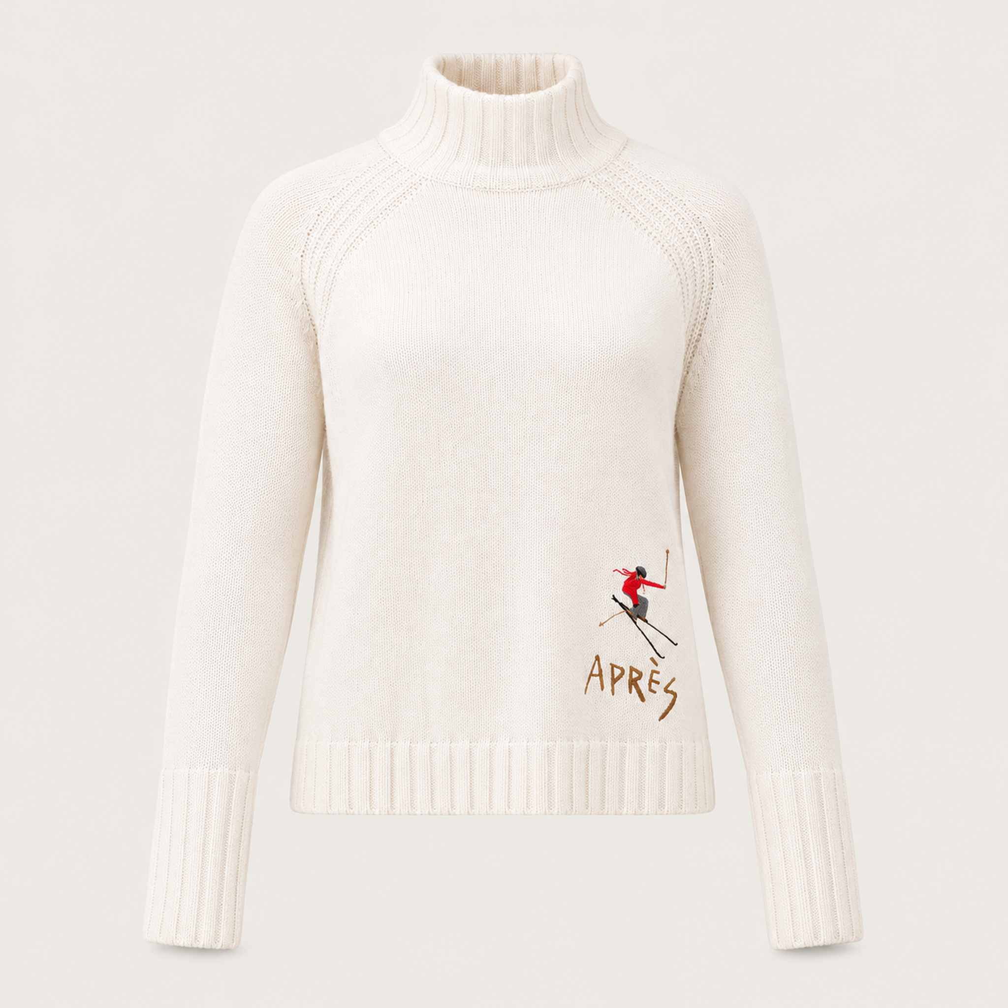 Krimson Klover Janica Sweater in Snow, front